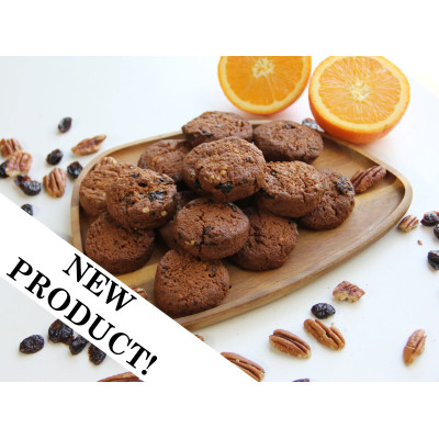 Cookie Bites - Cranberry, Pecan & Orange 170g by NO GRAINER