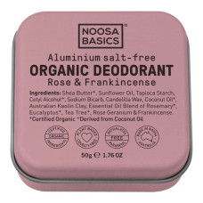Deodorant Tin - Rose & Frankincense 50g by NOOSA BASICS