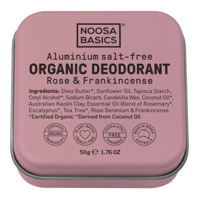 Deodorant Tin - Rose & Frankincense 50g by NOOSA BASICS
