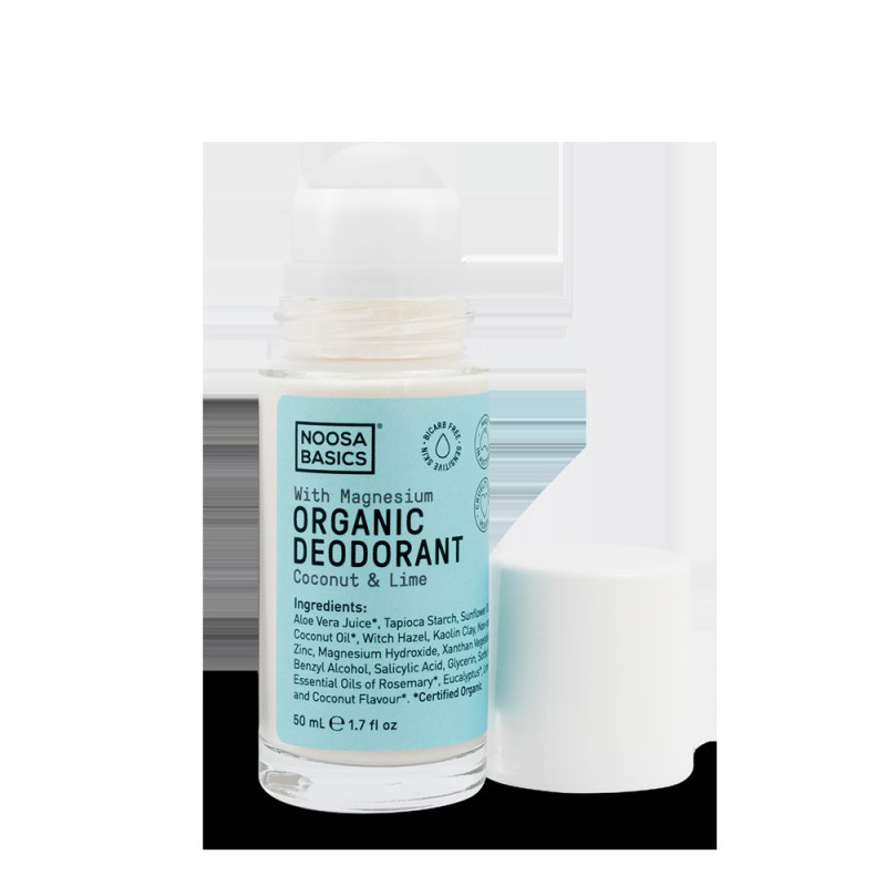 Roll On Deodorant Coconut & Lime 50ml by NOOSA BASICS Roll On Deodorant Coconut & Lime 50ml by NOOSA BASICS
