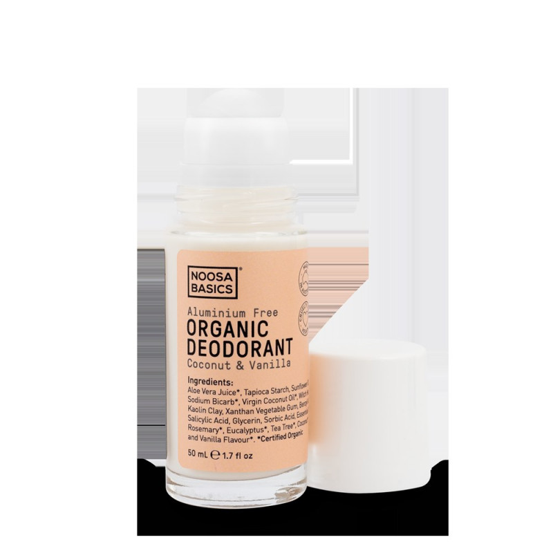 Roll On Deodorant - Coconut & Vanilla 50ml by NOOSA BASICS