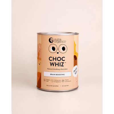 Choc Whiz 125g by NUTRA ORGANICS
