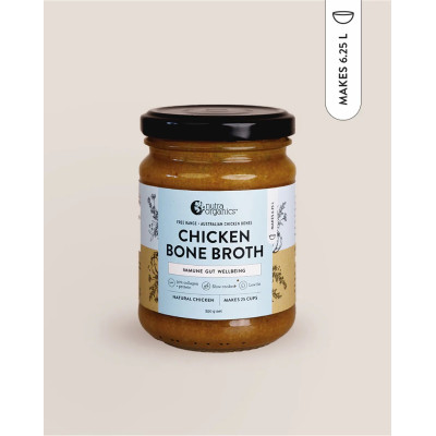 Chicken Bone Broth Concentrate - Natural 250g by NUTRA ORGANICS