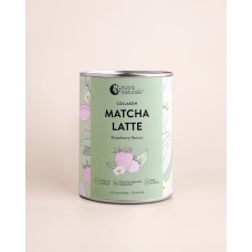 Collagen Strawberry Matcha Latte 100g by NUTRA ORGANICS