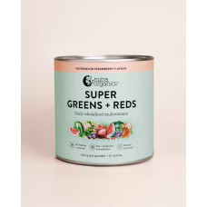 Super Greens + Reds - Watermelon & Strawberry Flavour 300g by NUTRA ORGANICS