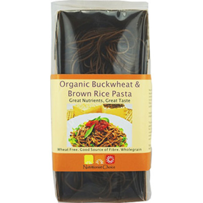 Organic Buckwheat & Brown Rice Pasta 180g by NUTRITIONIST CHOICE