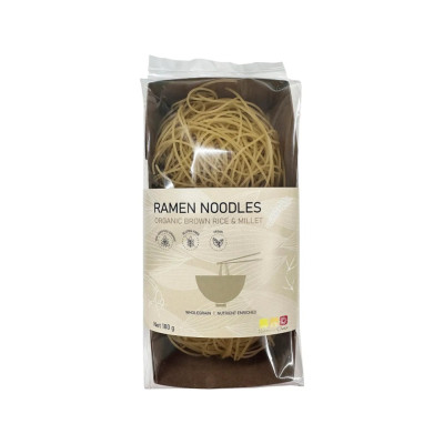 Ramen Noodles Organic Brown Rice & Millet 180g by NUTRITIONIST CHOICE
