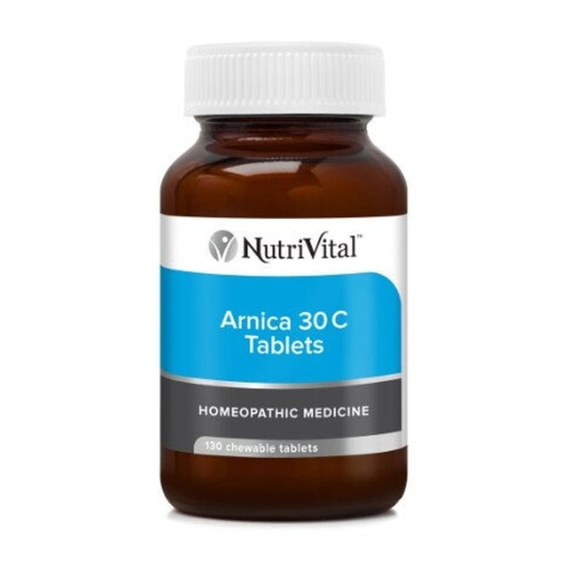 Arnica 30c Chewable Tablets (130) by NUTRIVITAL Arnica 30c Chewable Tablets (130) by NUTRIVITAL