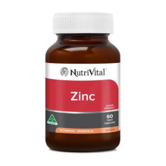 Zinc Capsules (60) by NUTRIVITAL