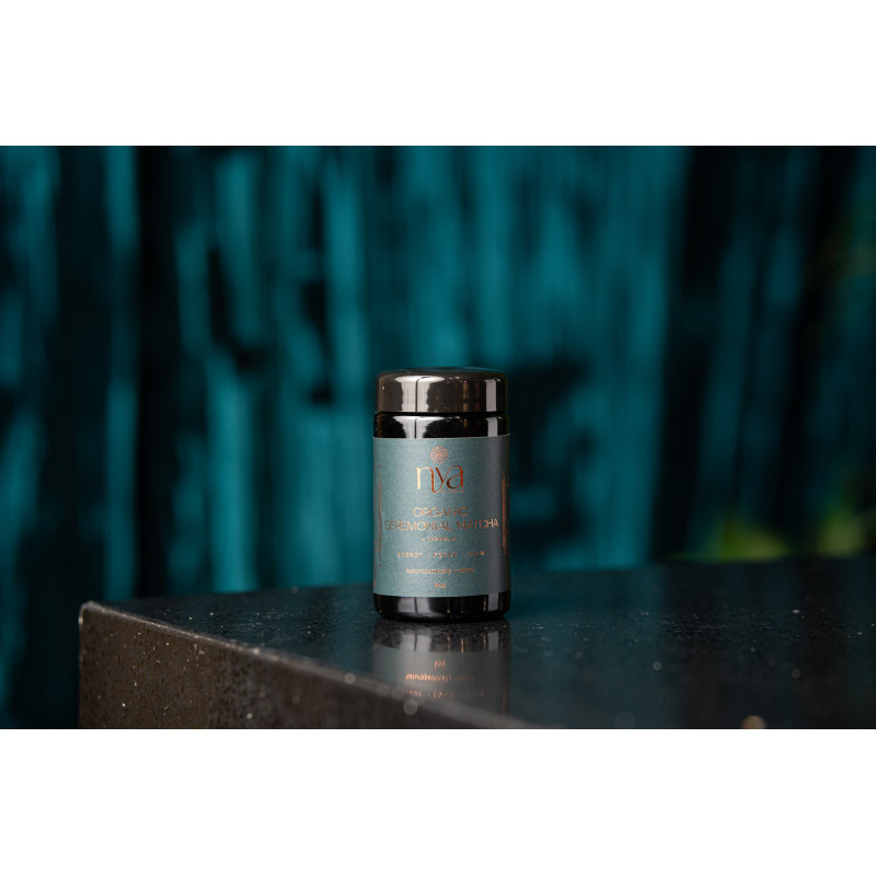 Ceremonial Matcha + Tremella Mushroom Jar 60g by NYA RITUALS Ceremonial Matcha + Tremella Mushroom Jar 60g by NYA RITUALS