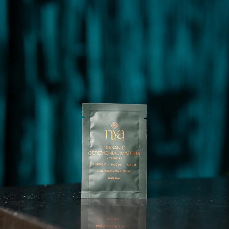 Ceremonial Matcha + Tremella Mushroom Single Serve by NYA RITUALS