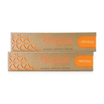 Masala Incense Sticks Patchouli 15g by ORGANIC GOODNESS