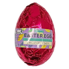 Organic Dark Chocolate Easter Egg 70g by ORGANIC TIMES