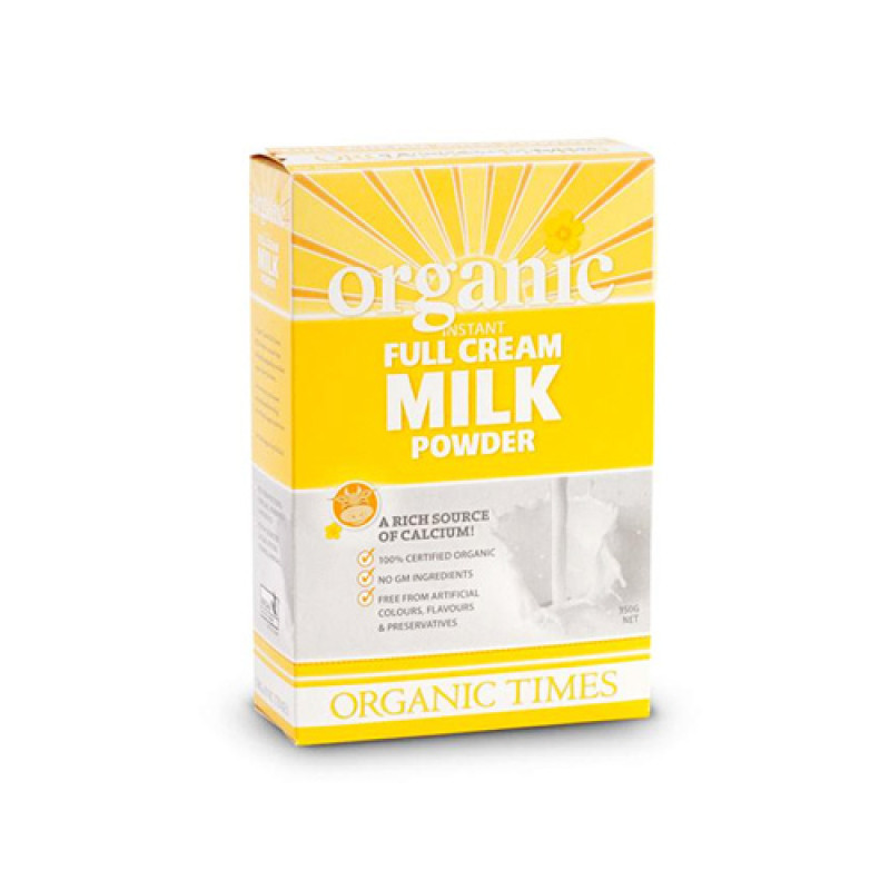 Full Cream Milk Powder 350g by ORGANIC TIMES