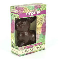 Organic Dark Chocolate Easter Bunny 70g by ORGANIC TIMES