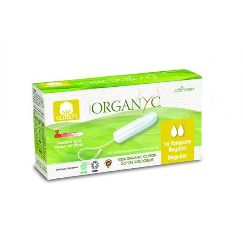 Organic Regular Tampons 16pk by ORGANYC