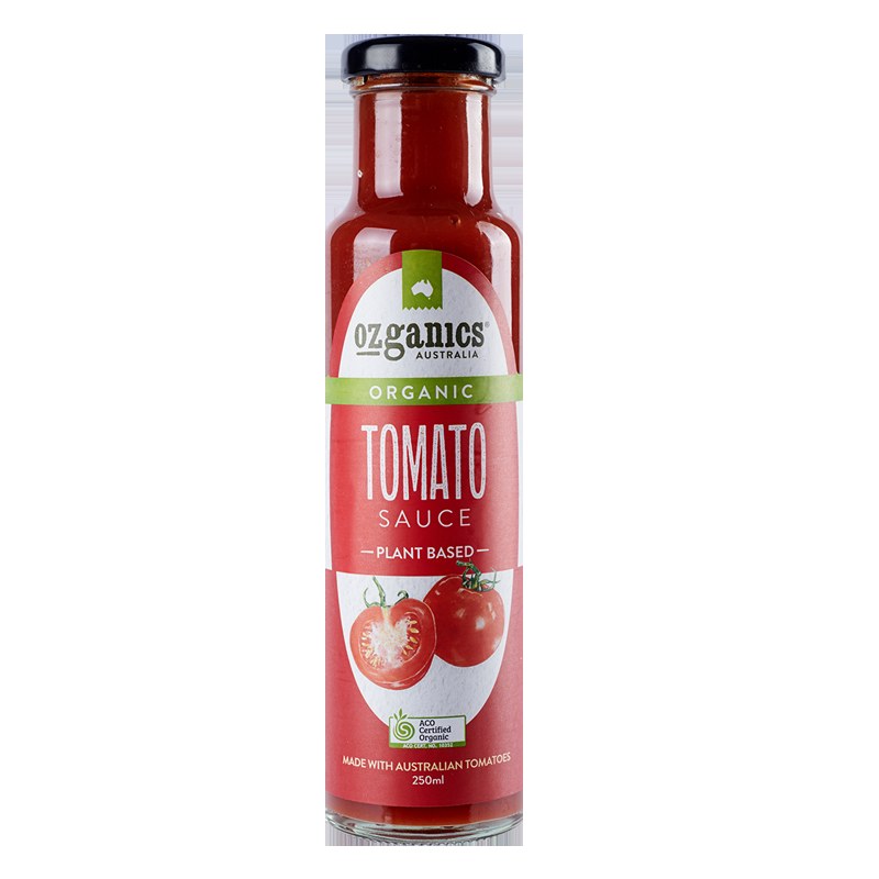 Organic Tomato Sauce 250ml by OZGANICS Organic Tomato Sauce 250ml by OZGANICS
