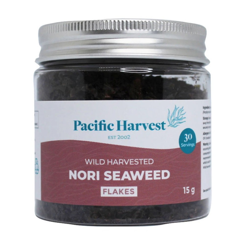 Nori Seaweed Flakes 15g by PACIFIC HARVEST Nori Seaweed Flakes 15g by PACIFIC HARVEST