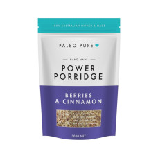 Power Porridge - Berries & Cinnamon 300g by PALEO PURE