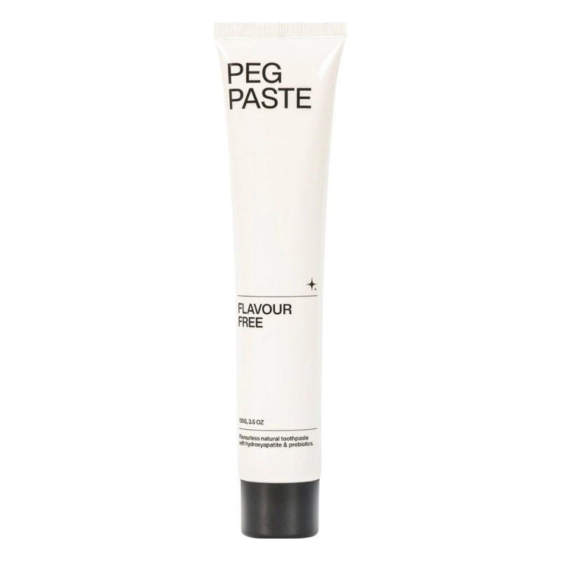 Peg Paste Natural Toothpaste Flavour Free 100g - Tube by PEG PASTE Peg Paste Natural Toothpaste Flavour Free 100g - Tube by PEG PASTE