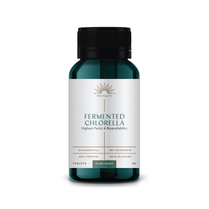 Fermented Chlorella Tablets (240) by PHYTALITY Fermented Chlorella Tablets (240) by PHYTALITY