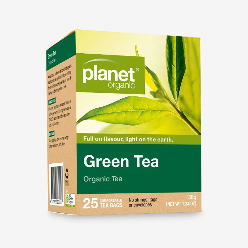 Green Tea Bags (25) by PLANET ORGANIC Green Tea Bags (25) by PLANET ORGANIC