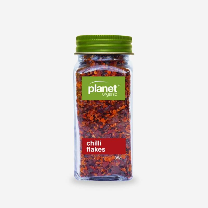 Organic Chilli Flakes 35g by PLANET ORGANIC Organic Chilli Flakes 35g by PLANET ORGANIC