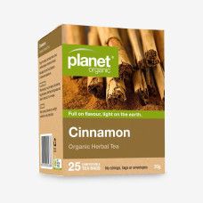 Organic Cinnamon Tea Bags (25) by PLANET ORGANIC
