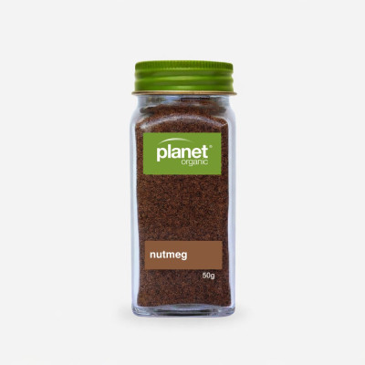 Organic Ground Nutmeg 50g by PLANET ORGANIC