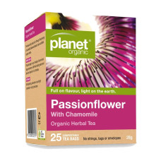 Passionflower with Chamomile Tea Bags (25) by PLANET ORGANIC