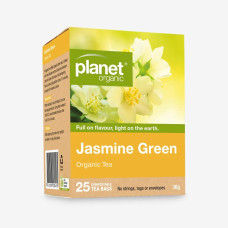 Jasmine Green Tea Bags (25) by PLANET ORGANIC