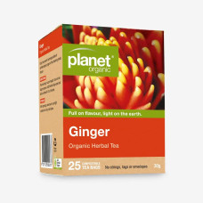 Ginger Tea Bags (25) by PLANET ORGANIC