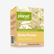 Elderflower Tea Bags (25) by PLANET ORGANIC