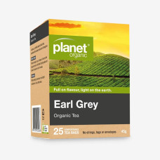 Organic Earl Grey Tea Bags (25) by PLANET ORGANIC