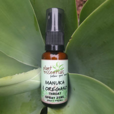 Manuka & Oregano Throat Spray 30ml by PLANT ESSENTIALS