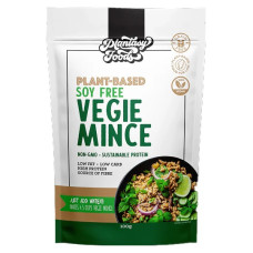 Plant Based Savoury Vegie Mince with Walnuts & Lentils 160g by PLANTASY FOODS