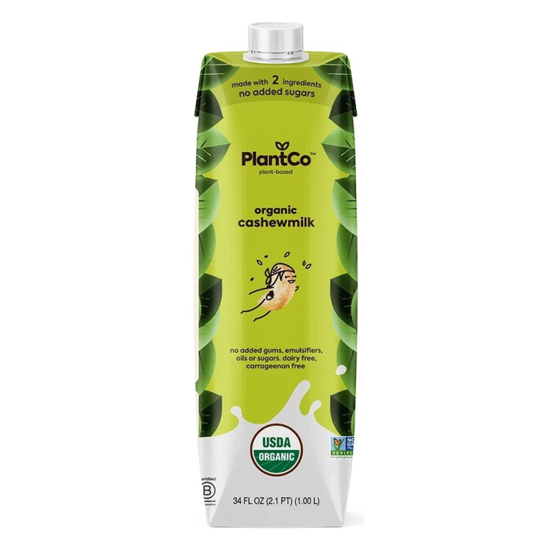 Organic Cashew Milk 1L by PLANTCO Organic Cashew Milk 1L by PLANTCO