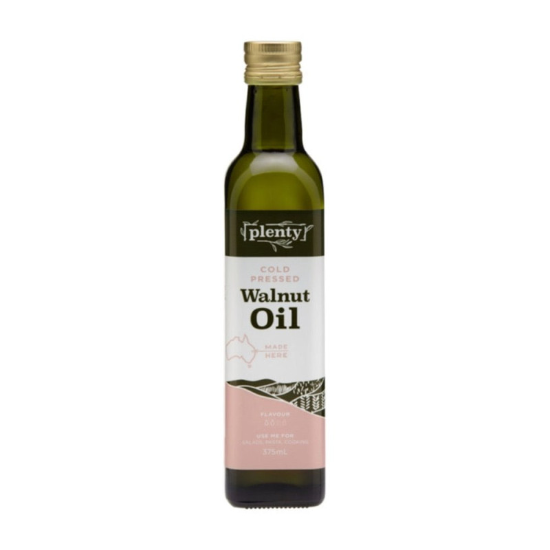 Cold Pressed Walnut Oil 375ml by PLENTY Cold Pressed Walnut Oil 375ml by PLENTY