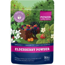 Organic Elderberry Powder 60g by POWER SUPER FOODS