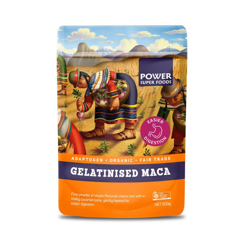 Gelatinised Maca Powder 250g by POWER SUPER FOODS