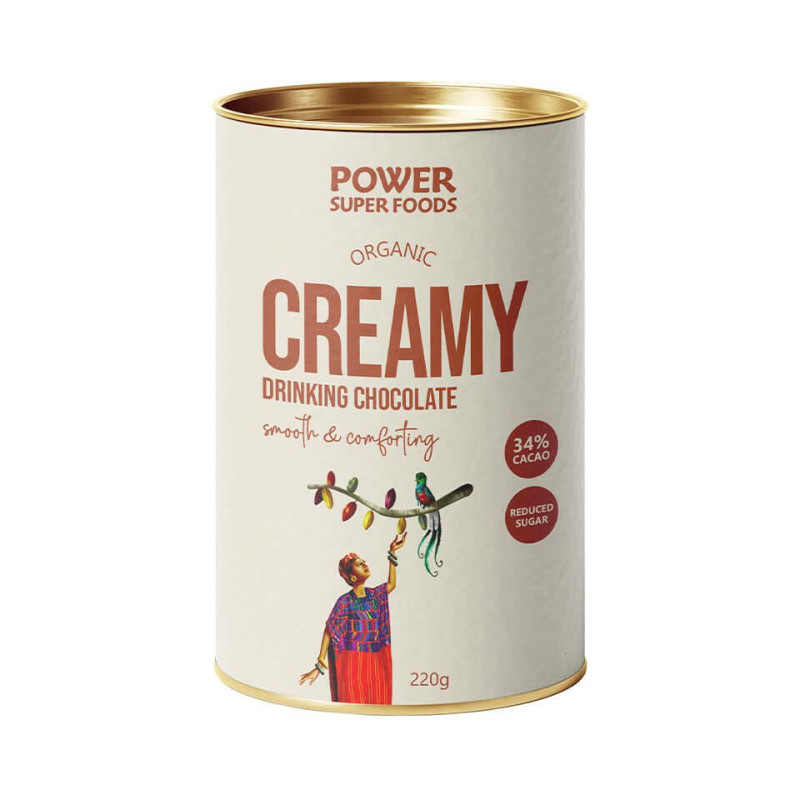 Organic Creamy Drinking Chocolate 250g by POWER SUPER FOODS Organic Creamy Drinking Chocolate 250g by POWER SUPER FOODS