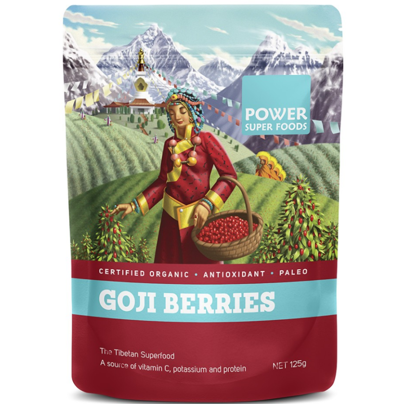 Goji Berries 125g by POWER SUPER FOODS