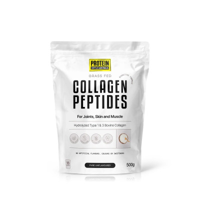 Collagen Peptides Pure Unflavoured 500g by PROTEIN SUPPLIES AUST.
