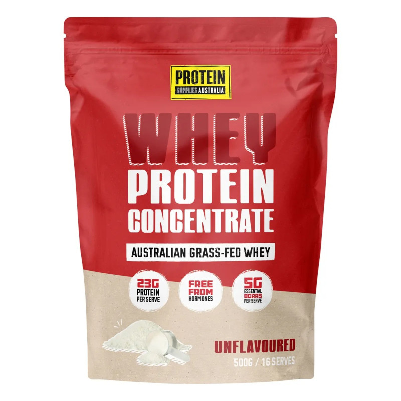 Australian Grass Fed Whey WPC 500g by PROTEIN SUPPLIES AUST.