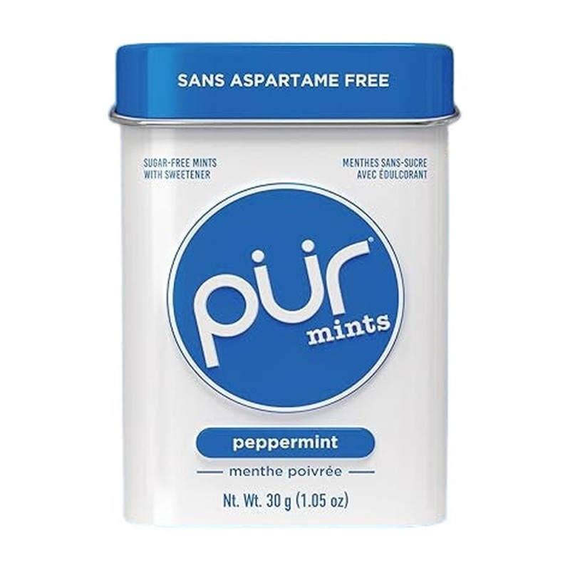 Mints - Peppermint 30g by PUR Mints - Peppermint 30g by PUR