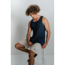 Organic Cotton Men's Singlet | Navy S by REER ENDZ UNDERWEAR