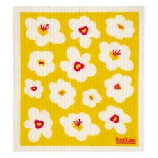 100% Compostable Dishcloth - Retro Flowers by RETRO KITCHEN