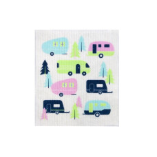 100% Biodegradable Dishcloth - Caravan by RETRO KITCHEN