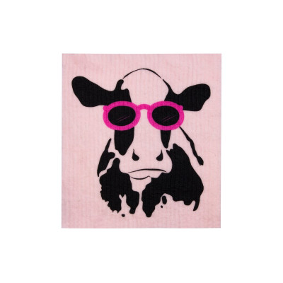 100% Compostable Dishcloth - Cow by RETRO KITCHEN
