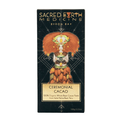 Ceremonial Cacao Block 100g by SACRED EARTH MEDICINE
